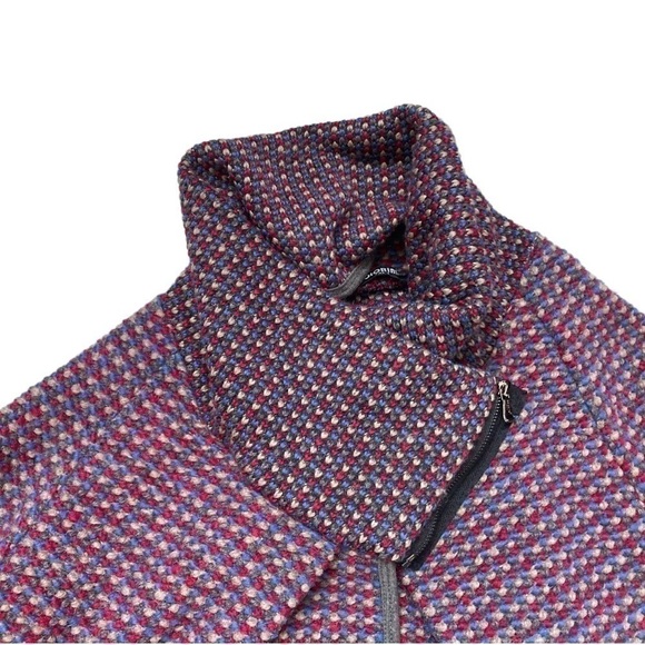 WOOL Blend Draped Oversized Tweed Laggen Look Outerwear Coat - Picture 3 of 12